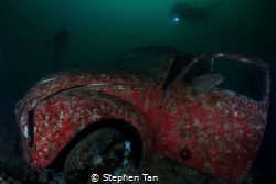 Volkswagen Beetle attracts more attention underwater than... by Stephen Tan 
